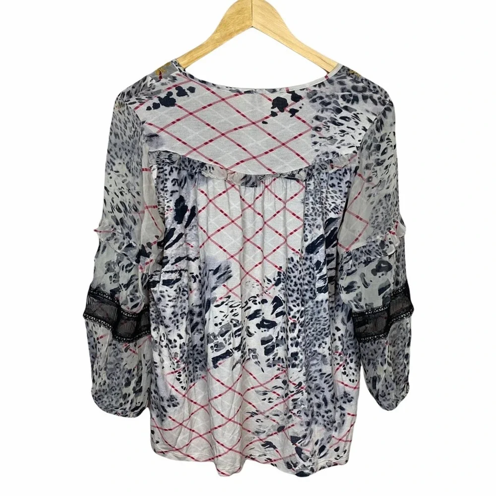 Anthropologie Mathilda Boho Peasant Top Size Small - Picture 9 of 10